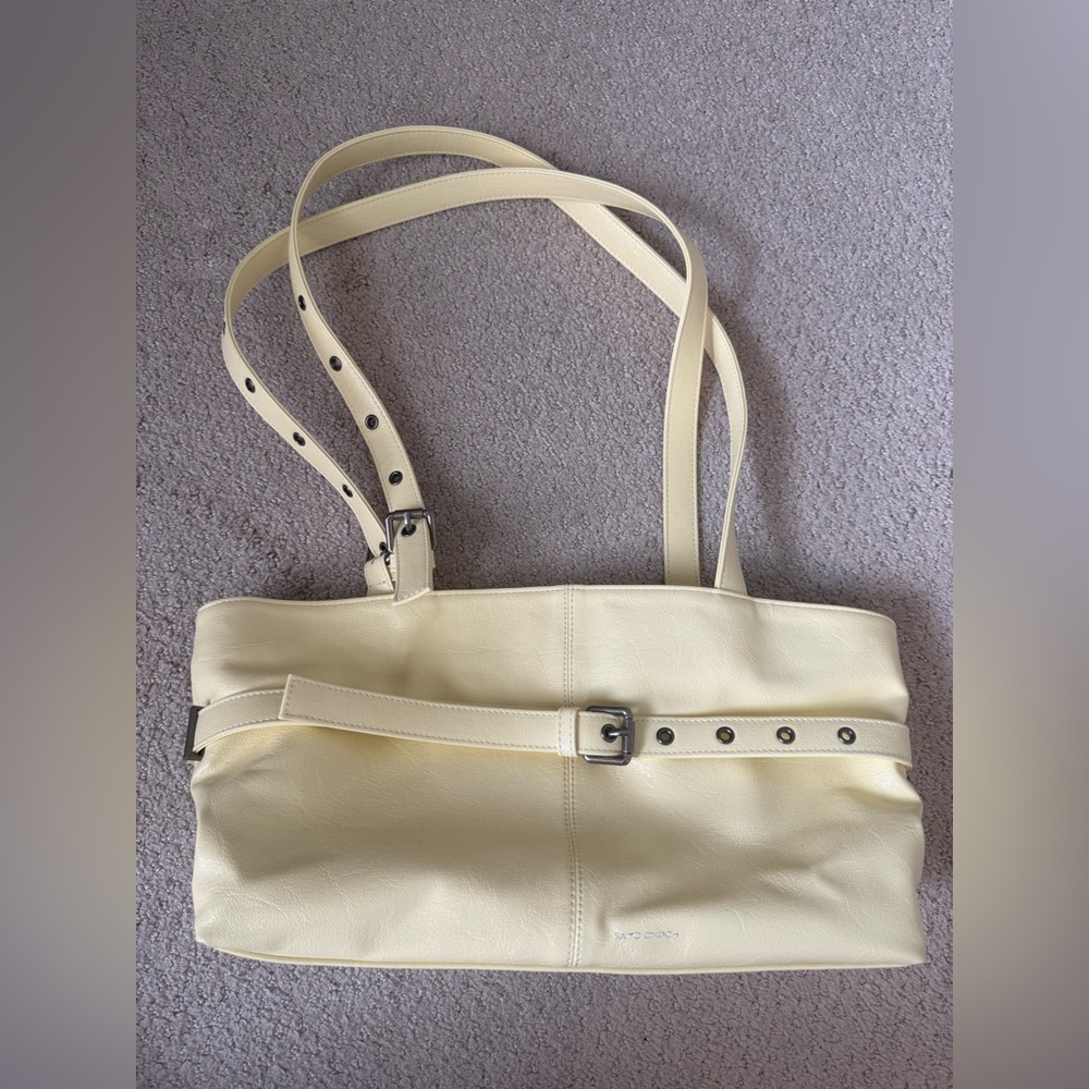 Samo ondoh Le belt belt bag in goat lime